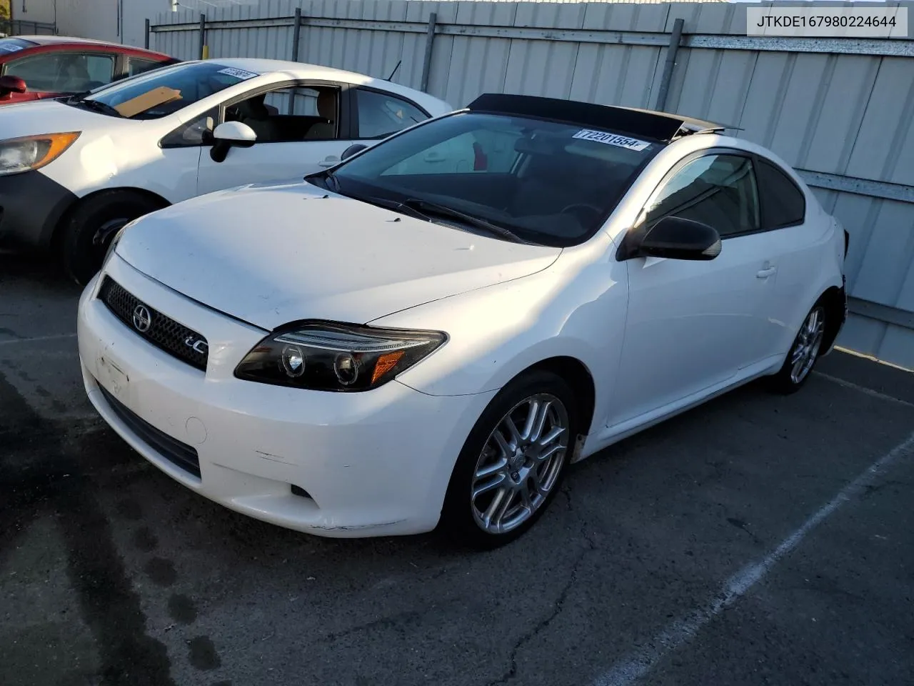 2008 Toyota Scion Tc VIN: JTKDE167980224644 Lot: 72201554