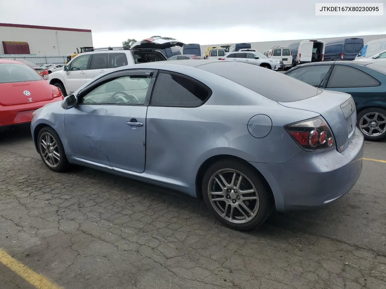 2008 Toyota Scion Tc VIN: JTKDE167X80230095 Lot: 75660324