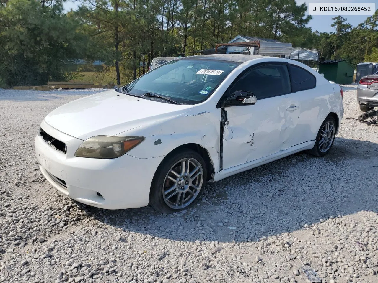 2008 Toyota Scion Tc VIN: JTKDE167080268452 Lot: 76159534