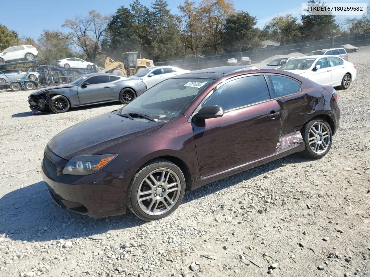 2008 Toyota Scion Tc VIN: JTKDE167180259582 Lot: 77895284