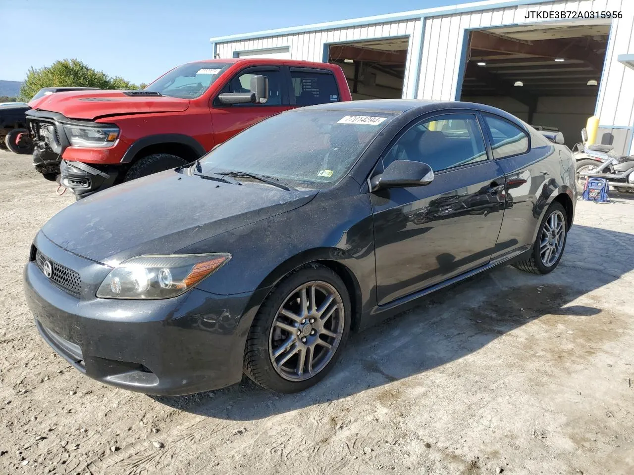 2010 Toyota Scion Tc VIN: JTKDE3B72A0315956 Lot: 77014294