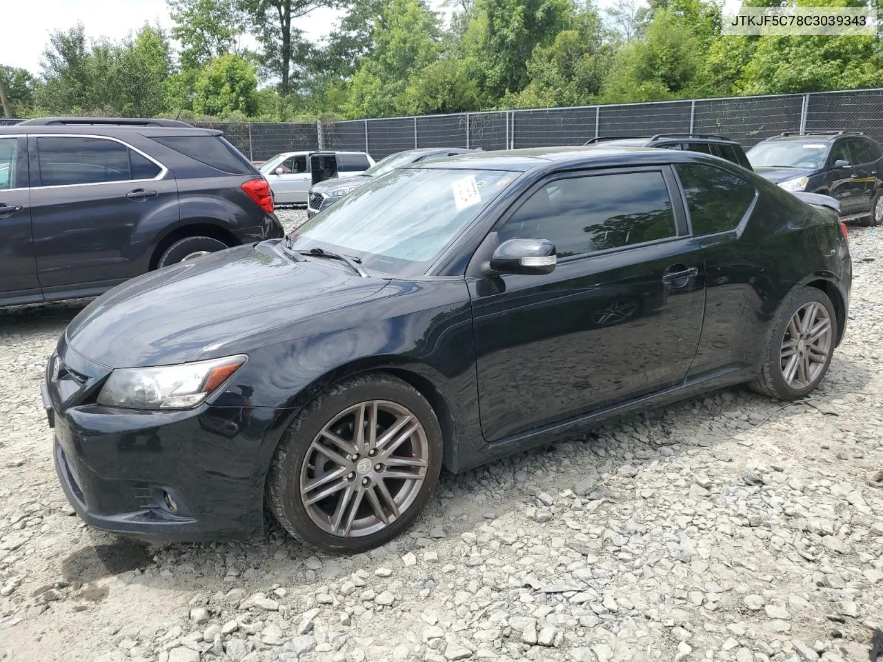 2012 Toyota Scion Tc VIN: JTKJF5C78C3039343 Lot: 60738754