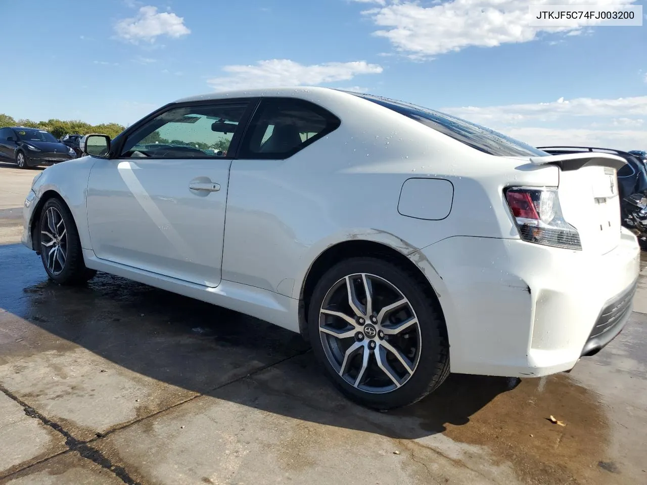 JTKJF5C74FJ003200 2015 Toyota Scion Tc