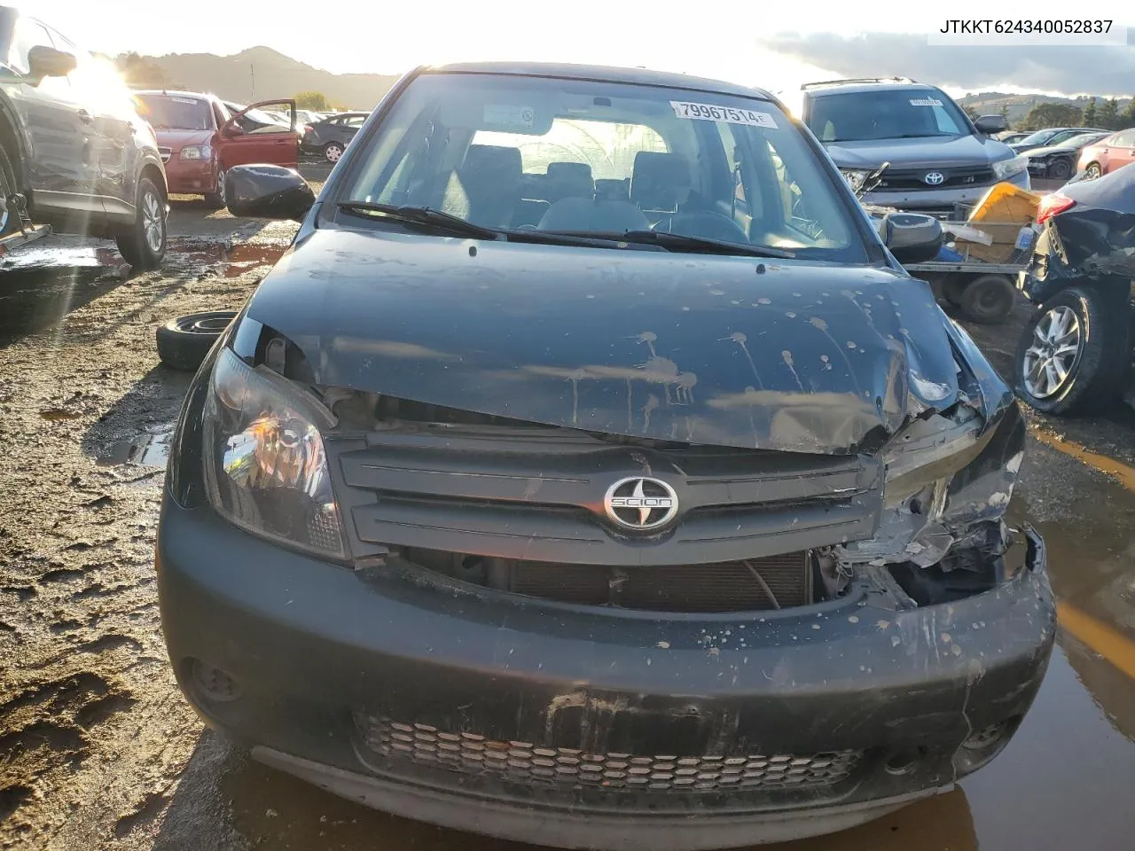 2004 Toyota Scion Xa VIN: JTKKT624340052837 Lot: 79967514