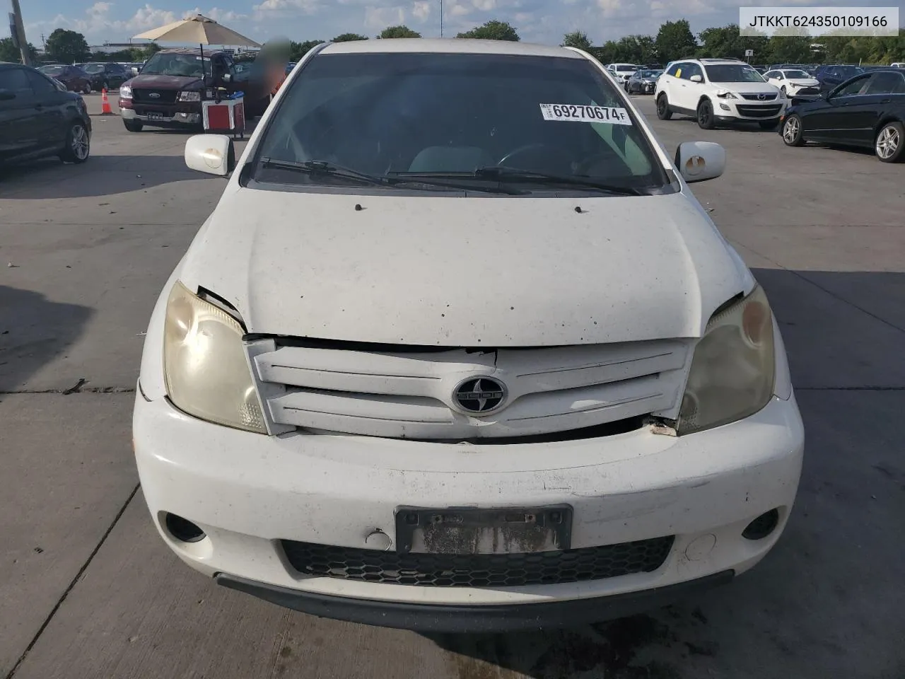 2005 Toyota Scion Xa VIN: JTKKT624350109166 Lot: 69270674