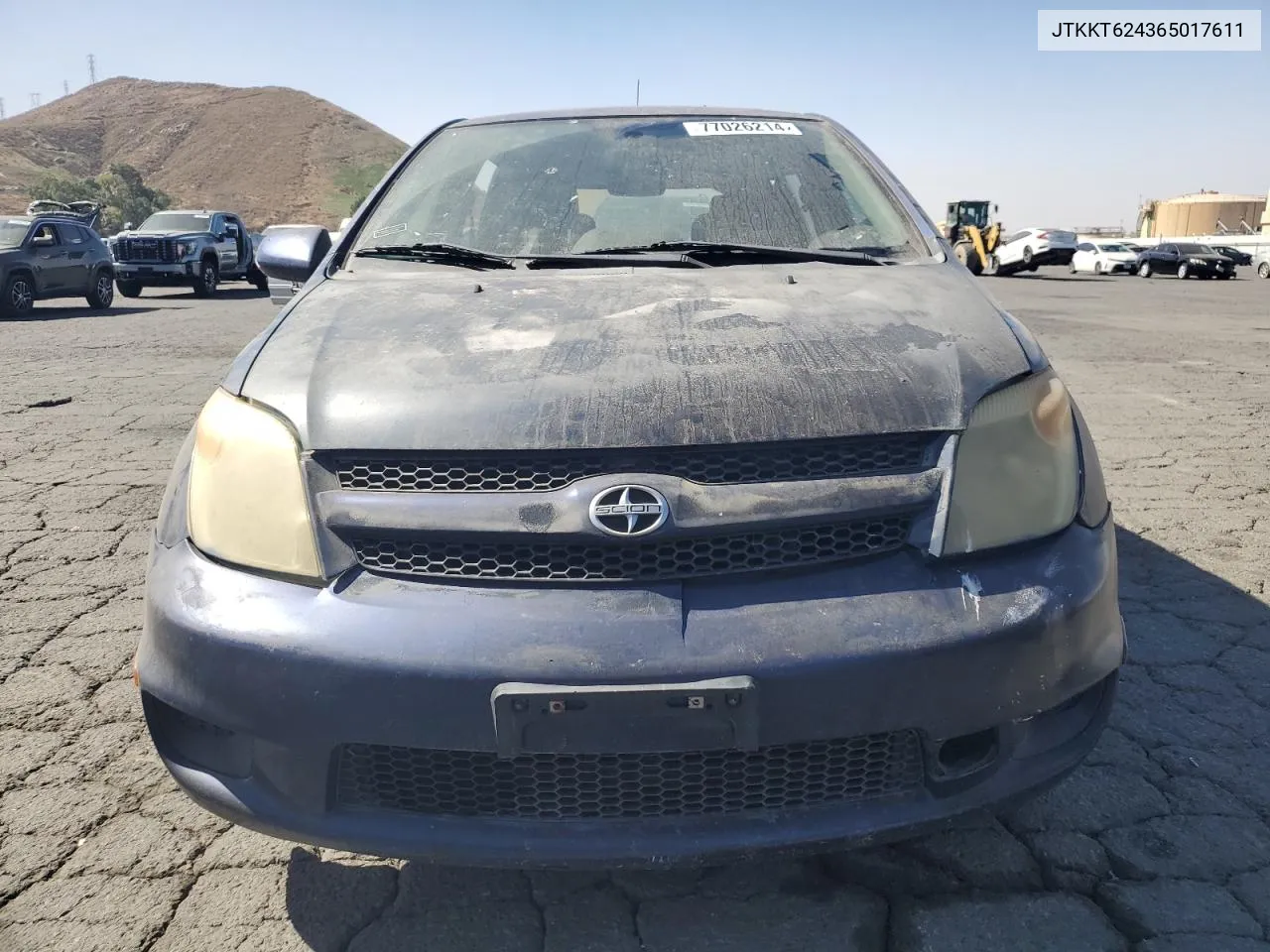 2006 Toyota Scion Xa VIN: JTKKT624365017611 Lot: 77026214