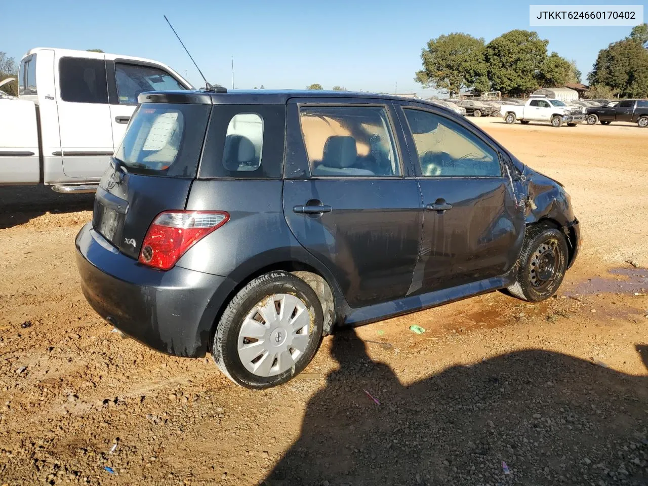 2006 Toyota Scion Xa VIN: JTKKT624660170402 Lot: 77110174