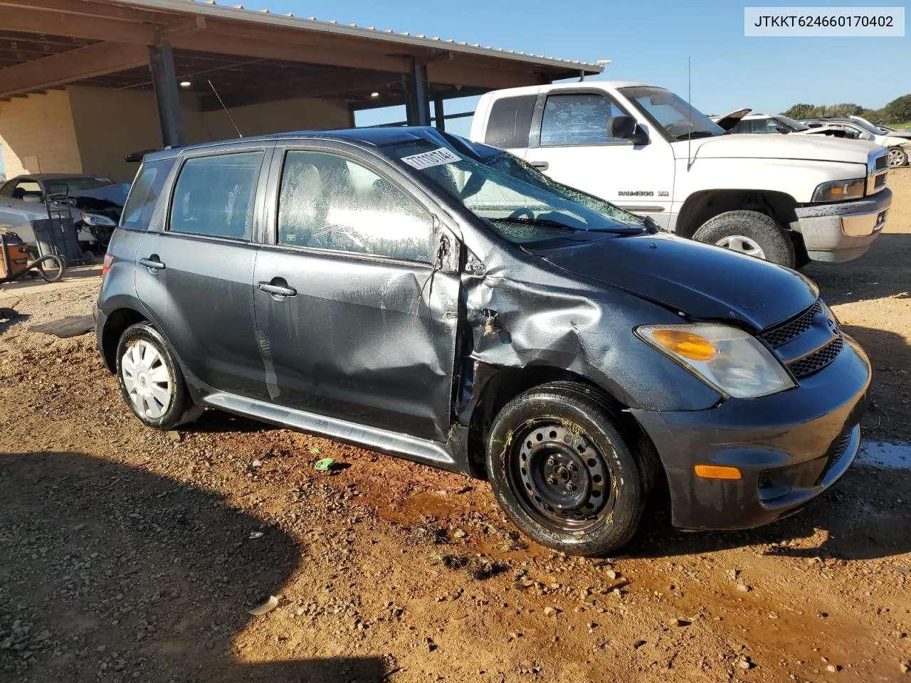 2006 Toyota Scion Xa VIN: JTKKT624660170402 Lot: 77110174