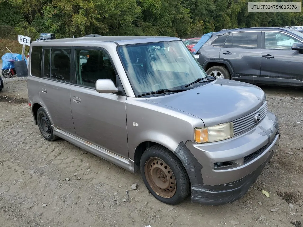 2005 Toyota Scion Xb VIN: JTLKT334754005376 Lot: 75054054