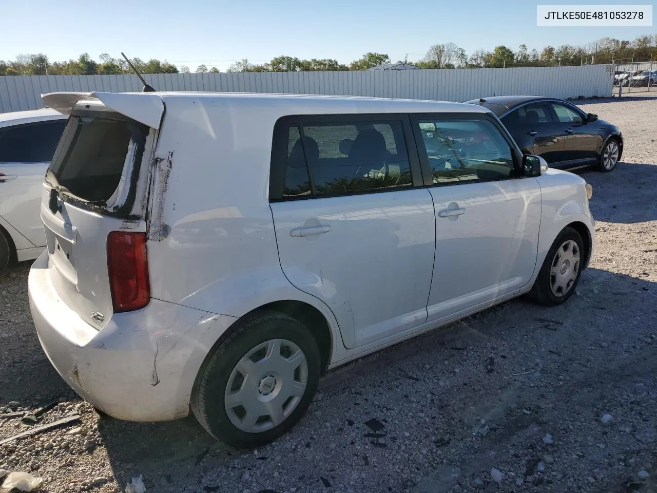 2008 Toyota Scion Xb VIN: JTLKE50E481053278 Lot: 74966674