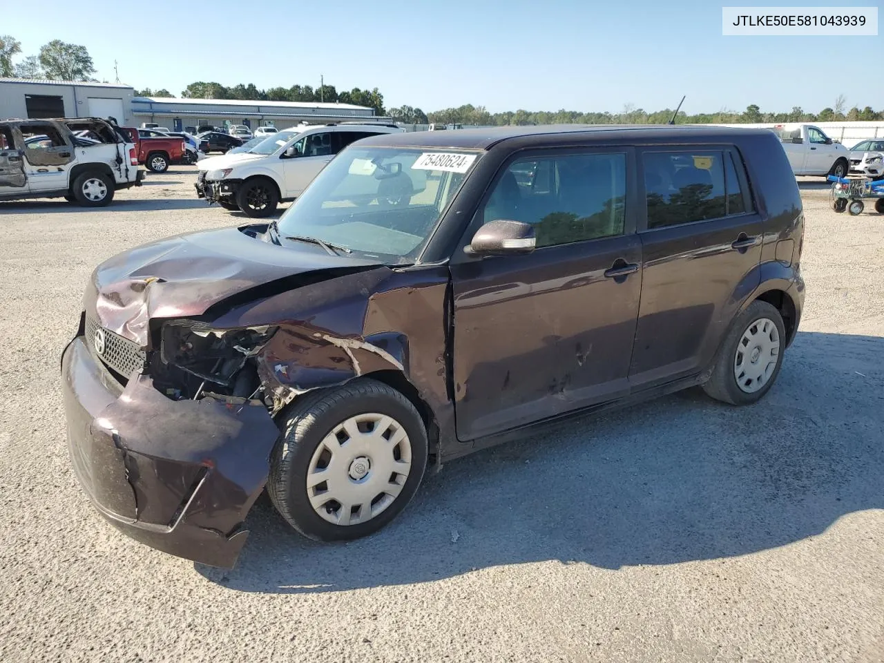 2008 Toyota Scion Xb VIN: JTLKE50E581043939 Lot: 75480624