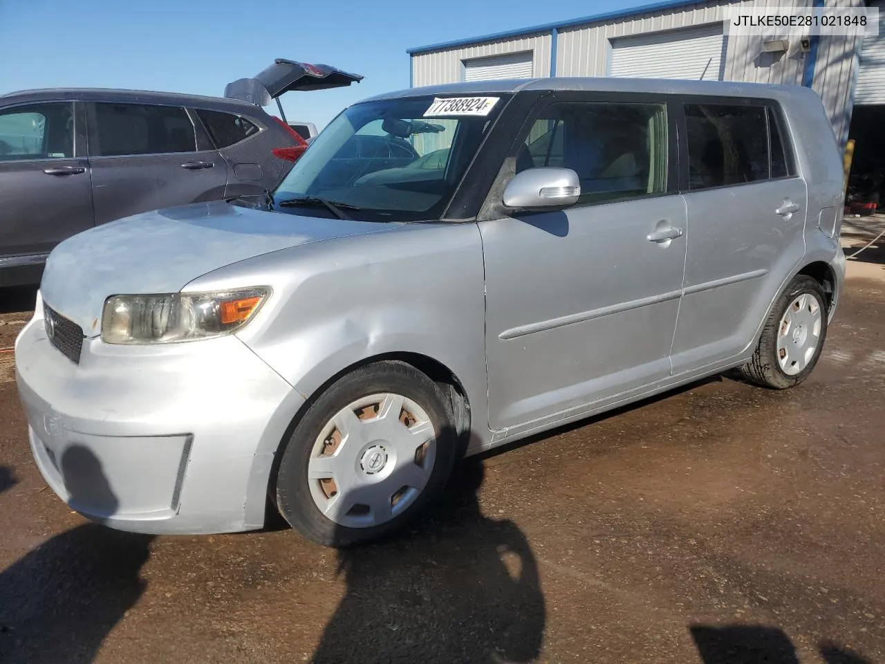 2008 Toyota Scion Xb VIN: JTLKE50E281021848 Lot: 77388924