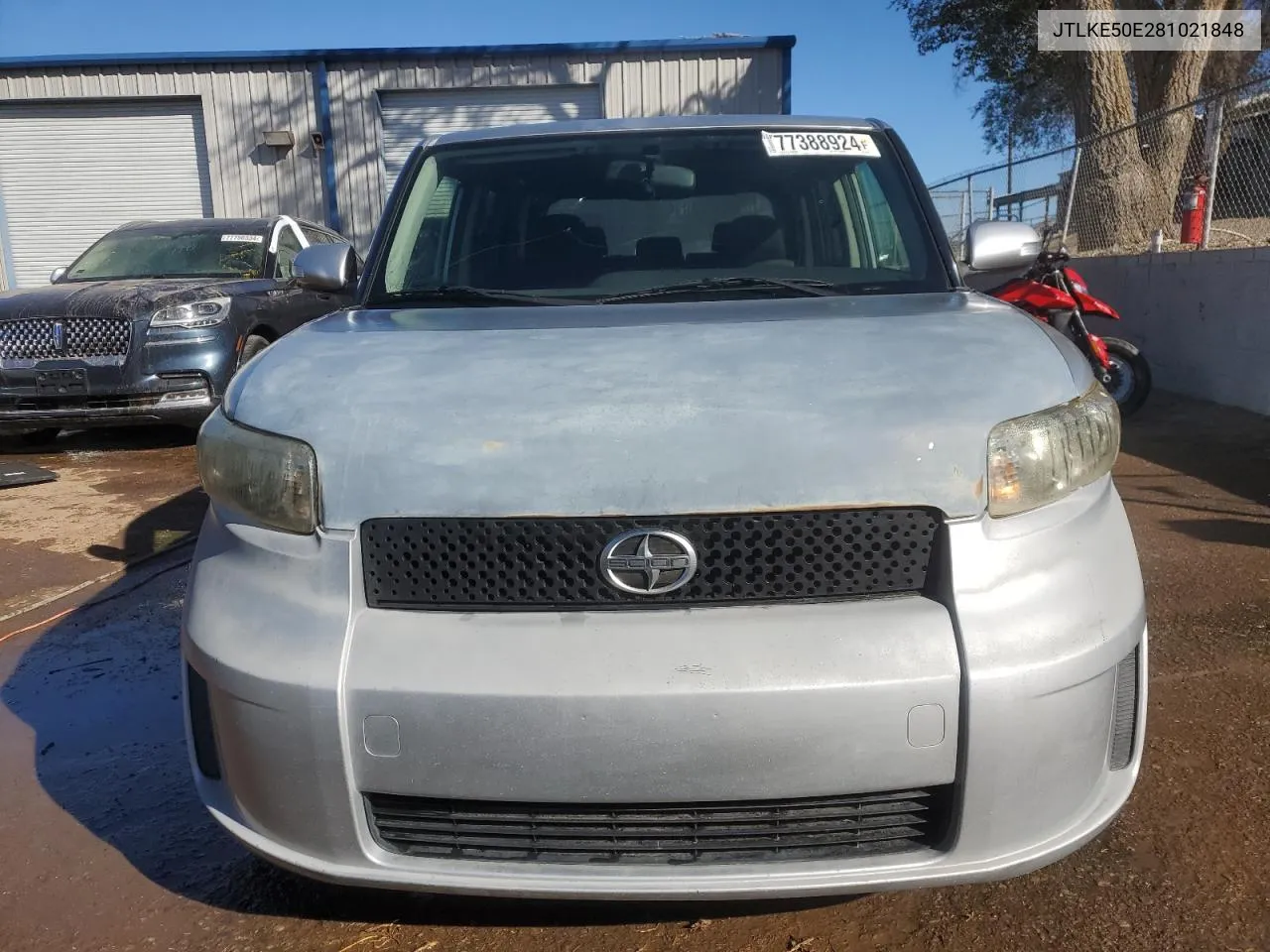 2008 Toyota Scion Xb VIN: JTLKE50E281021848 Lot: 77388924