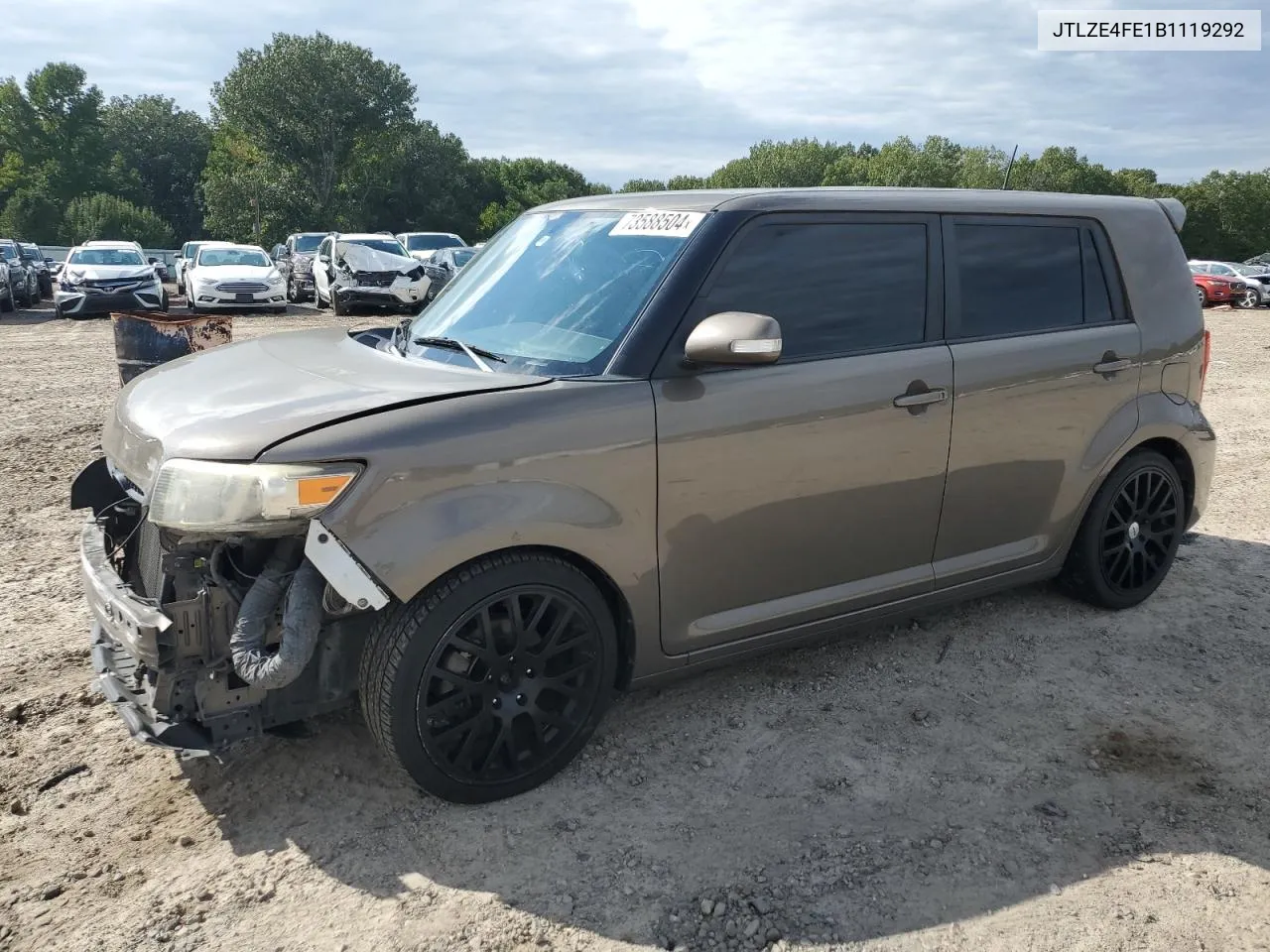 2011 Toyota Scion Xb VIN: JTLZE4FE1B1119292 Lot: 73588504