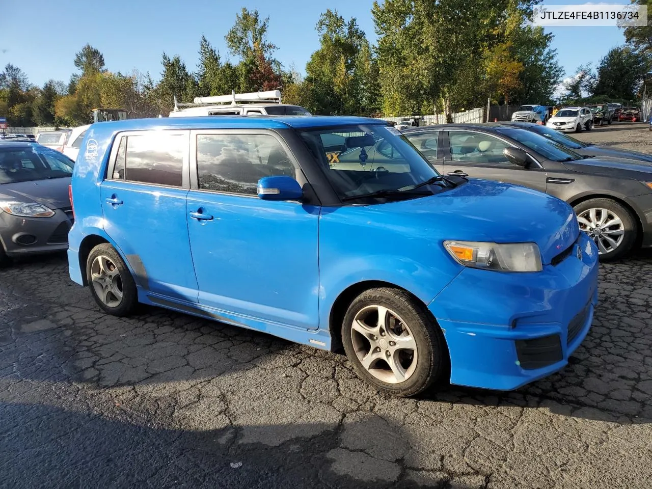 2011 Toyota Scion Xb VIN: JTLZE4FE4B1136734 Lot: 76599894