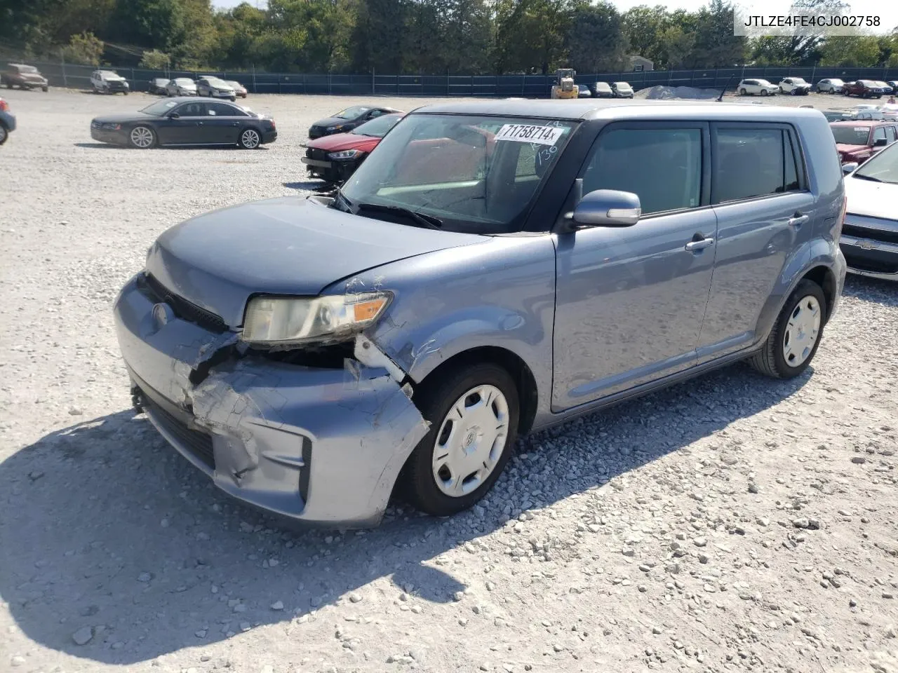 2012 Toyota Scion Xb VIN: JTLZE4FE4CJ002758 Lot: 71758714