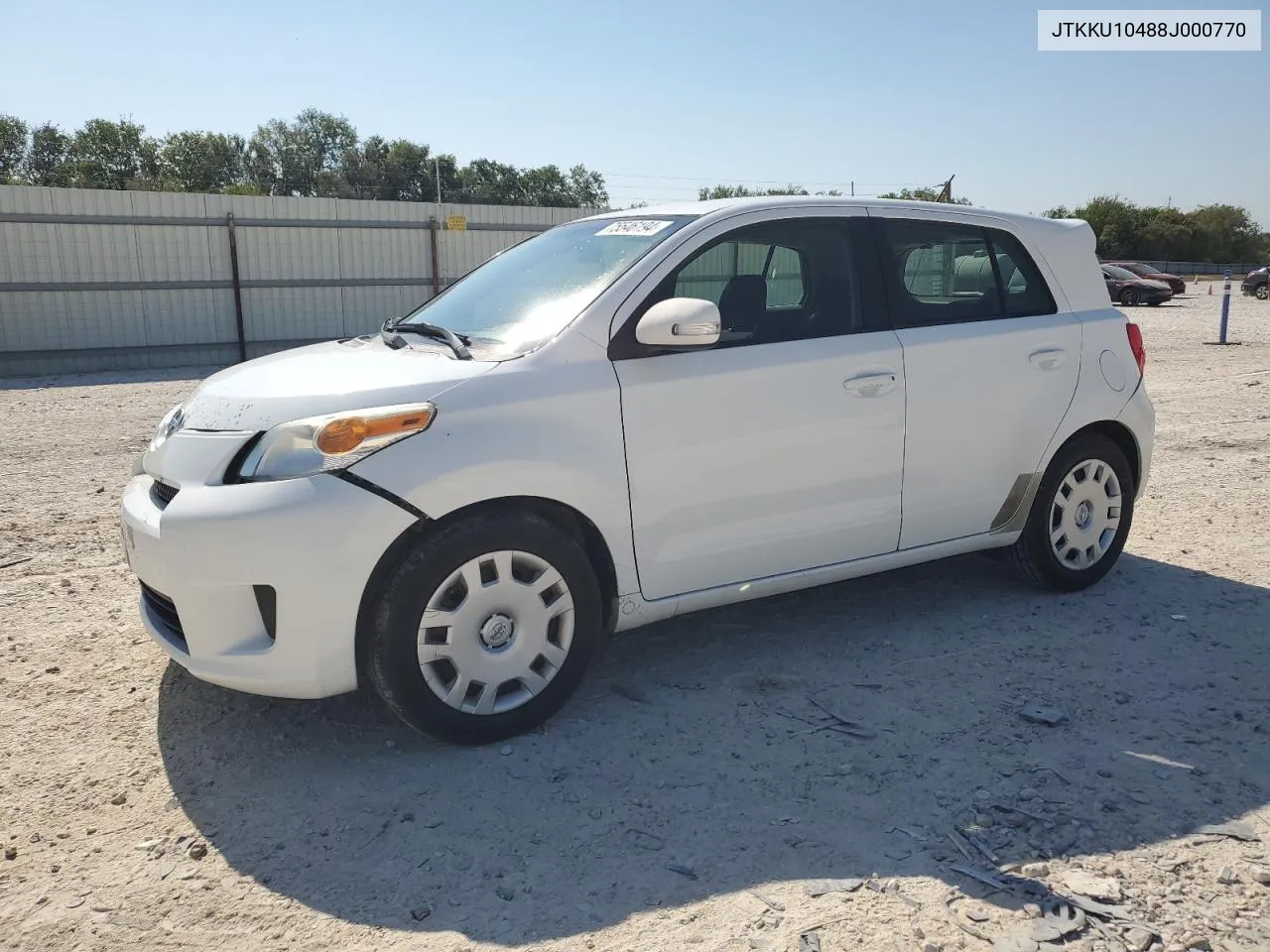 2008 Toyota Scion Xd VIN: JTKKU10488J000770 Lot: 75546194