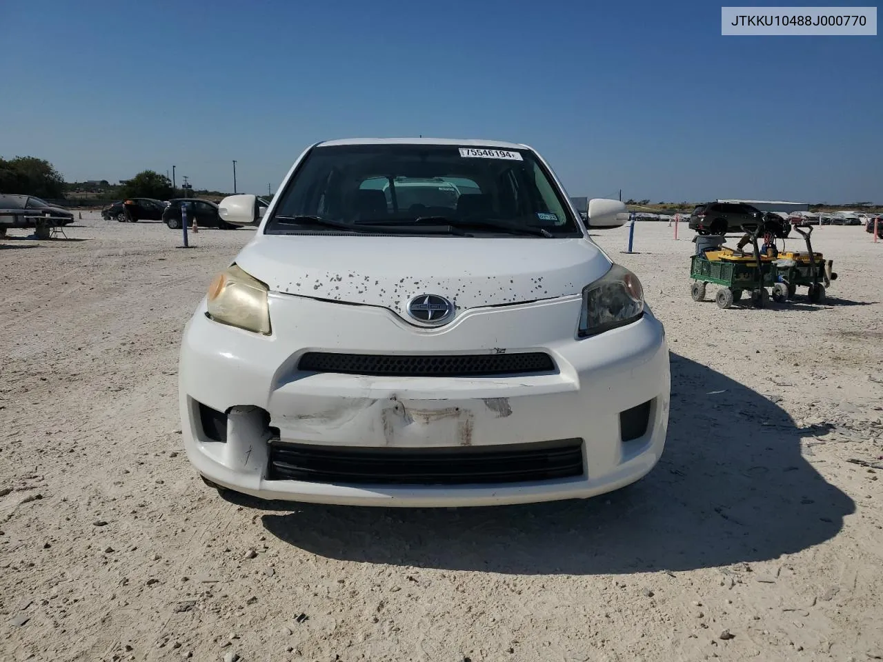 2008 Toyota Scion Xd VIN: JTKKU10488J000770 Lot: 75546194