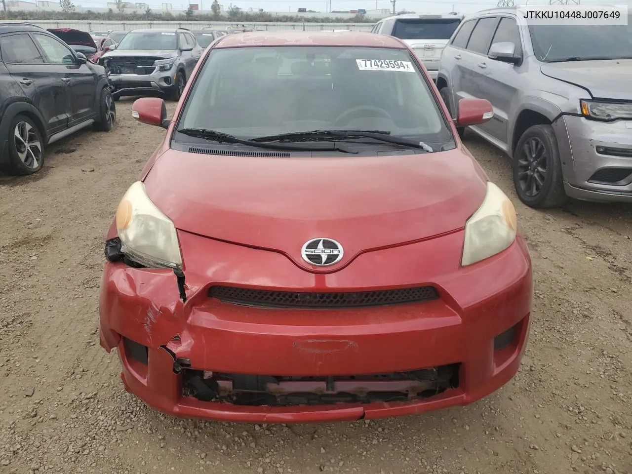 2008 Toyota Scion Xd VIN: JTKKU10448J007649 Lot: 77429594