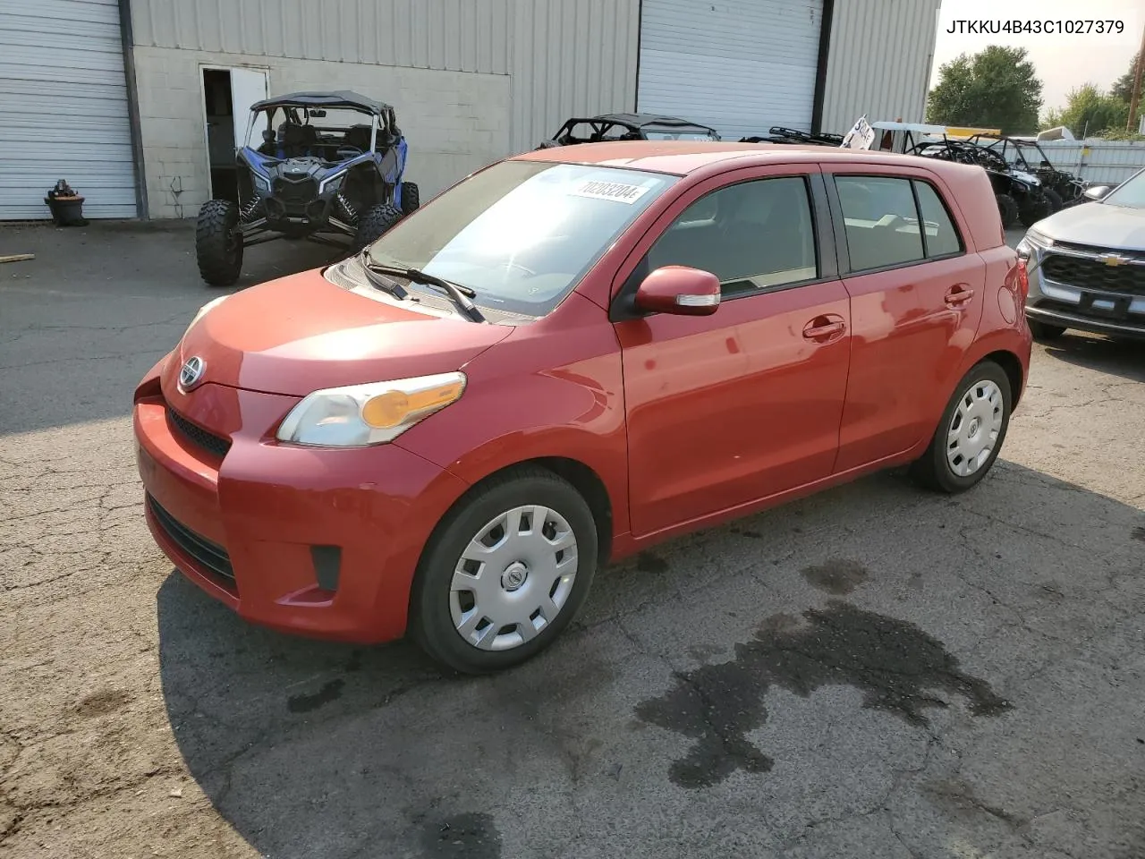 2012 Toyota Scion Xd VIN: JTKKU4B43C1027379 Lot: 70203204