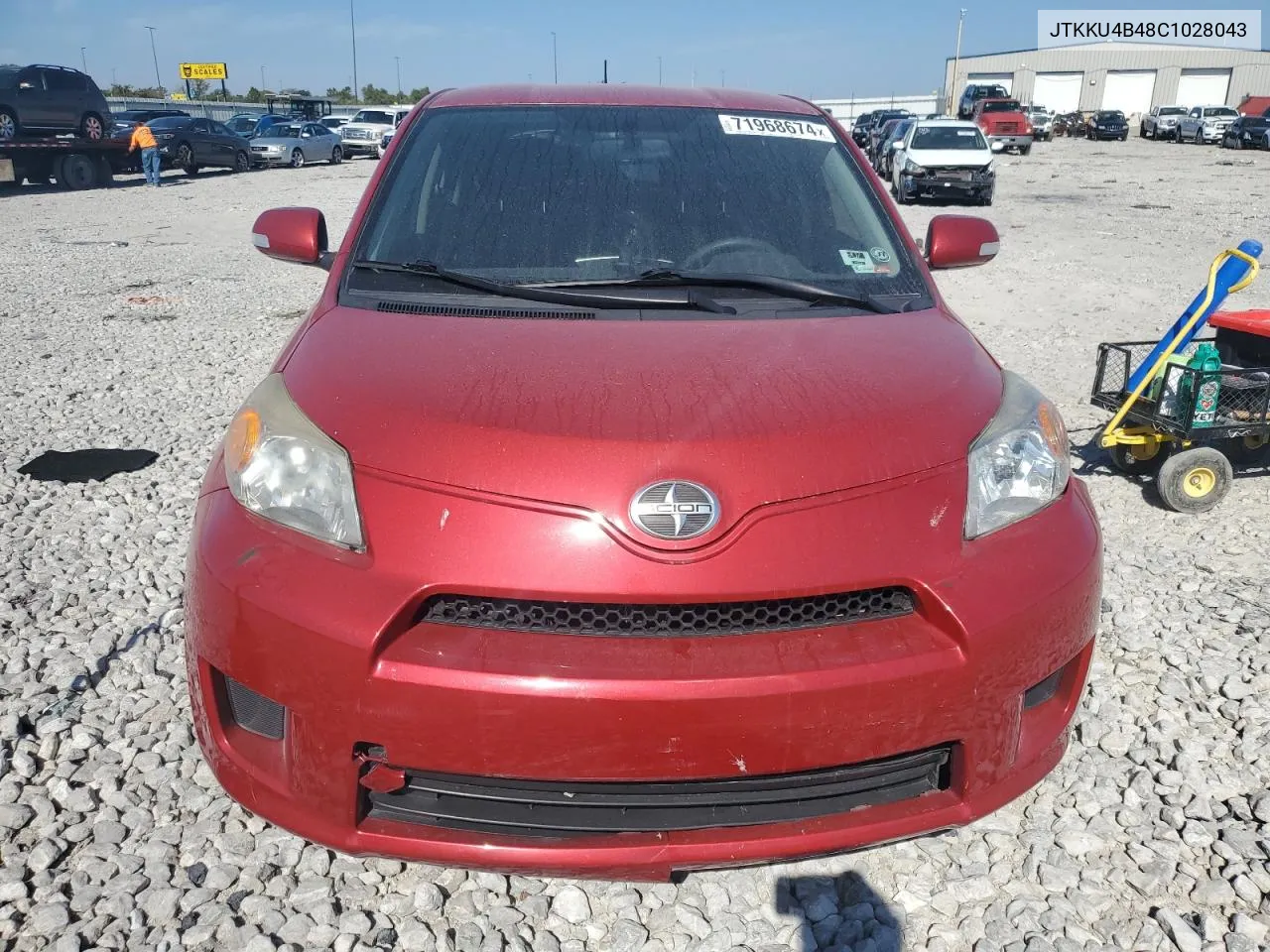 2012 Toyota Scion Xd VIN: JTKKU4B48C1028043 Lot: 71968674