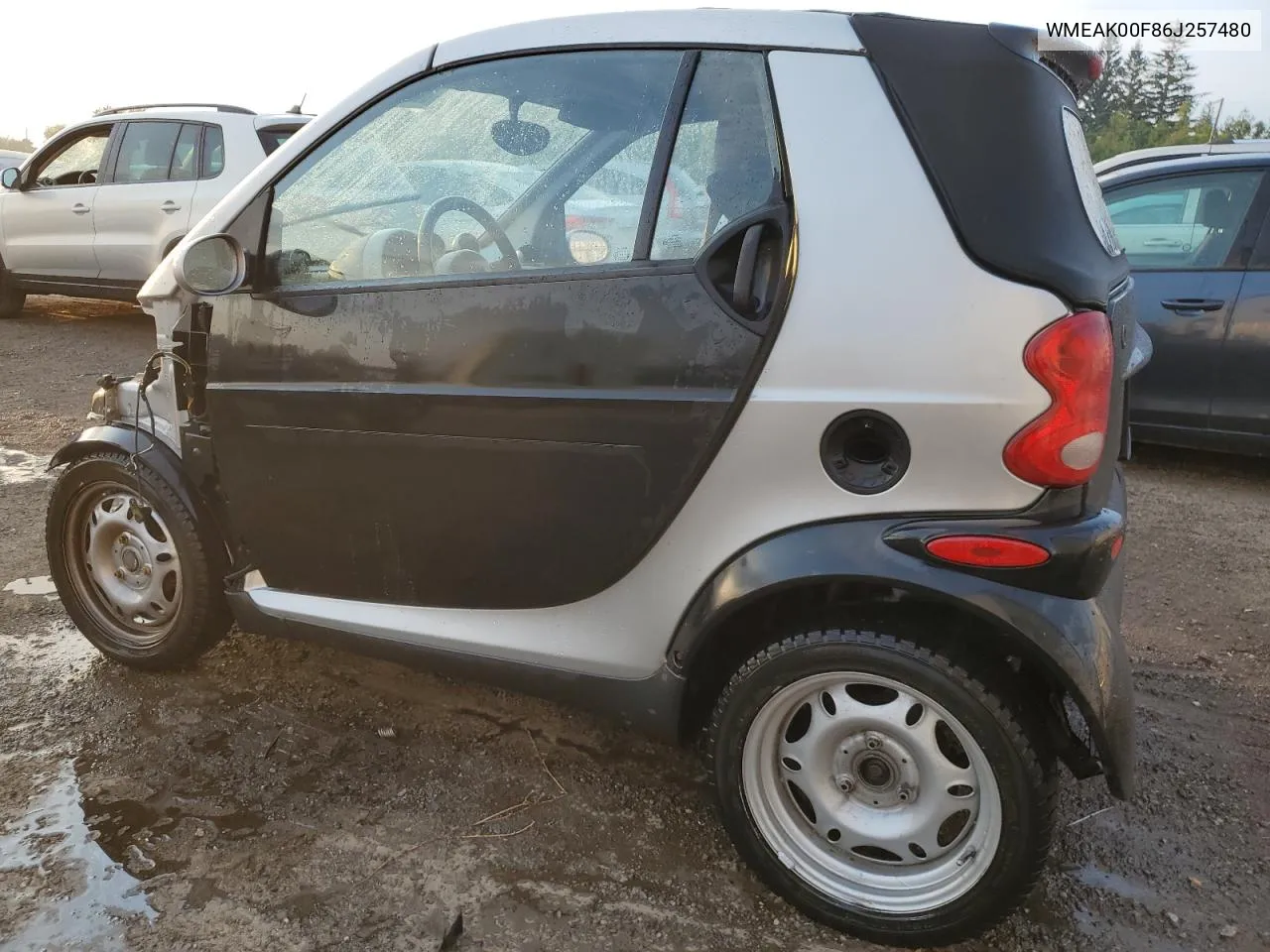 2006 Smart Fortwo VIN: WMEAK00F86J257480 Lot: 68868034