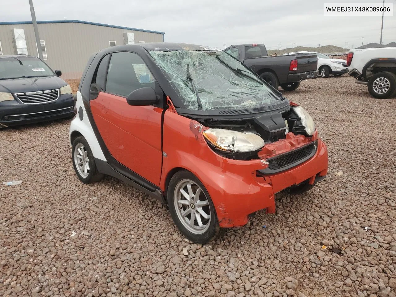 WMEEJ31X48K089606 2008 Smart Fortwo Pure