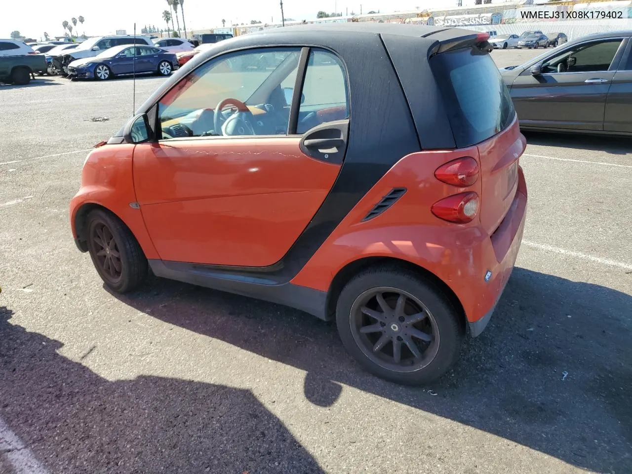 2008 Smart Fortwo Pure VIN: WMEEJ31X08K179402 Lot: 64913054