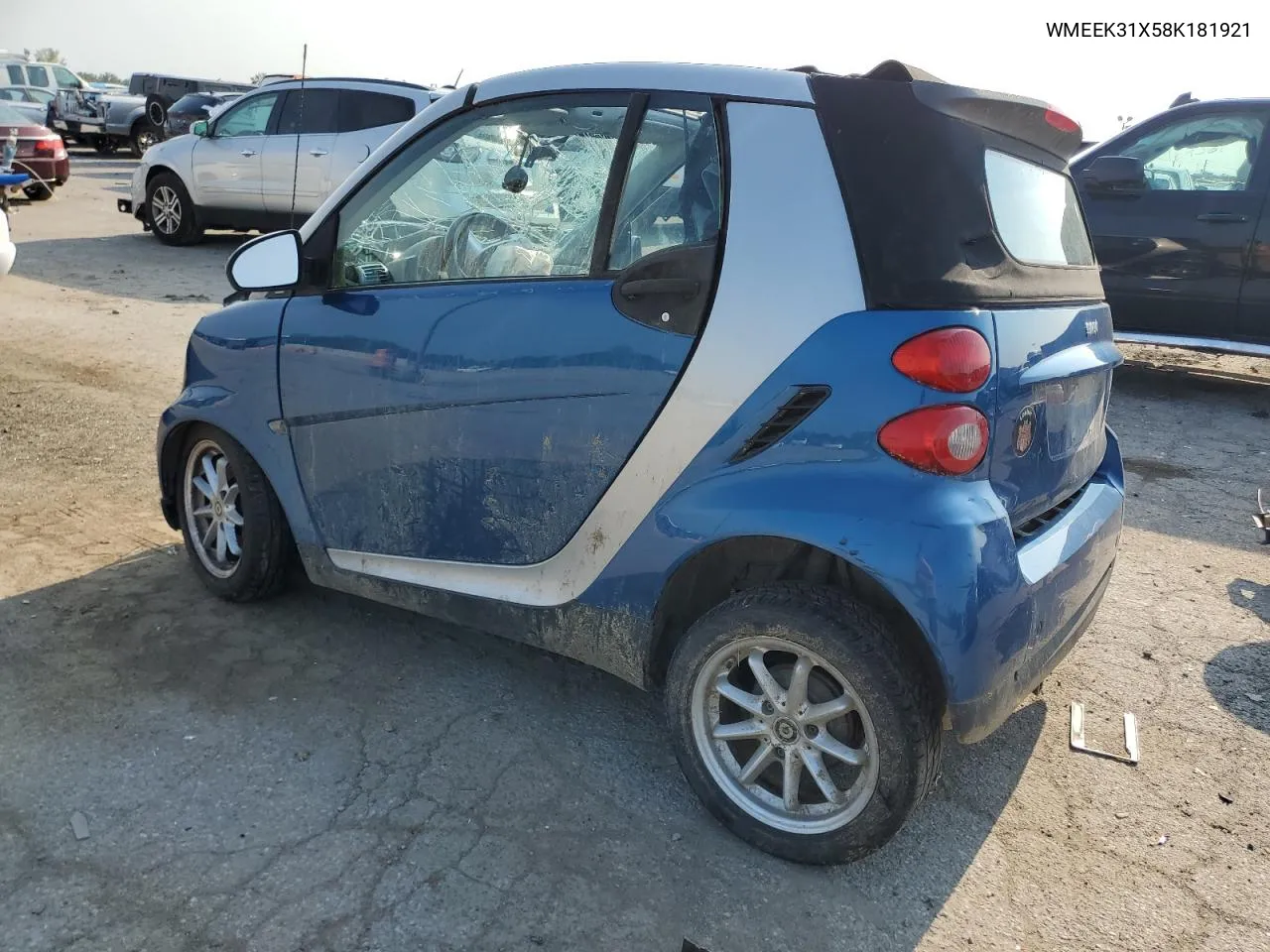 2008 Smart Fortwo Passion VIN: WMEEK31X58K181921 Lot: 66072254