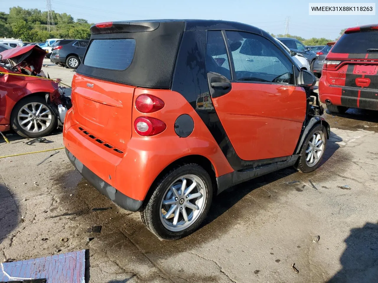 WMEEK31X88K118263 2008 Smart Fortwo Passion