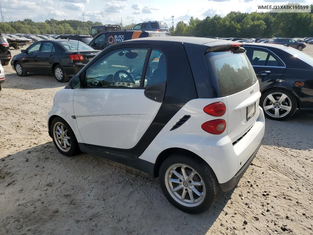 WMEEJ31X48K195599 2008 Smart Fortwo Pure