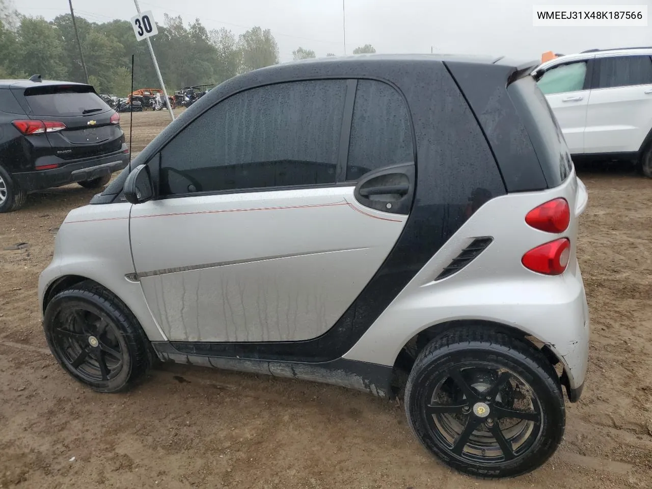 2008 Smart Fortwo Pure VIN: WMEEJ31X48K187566 Lot: 72719464