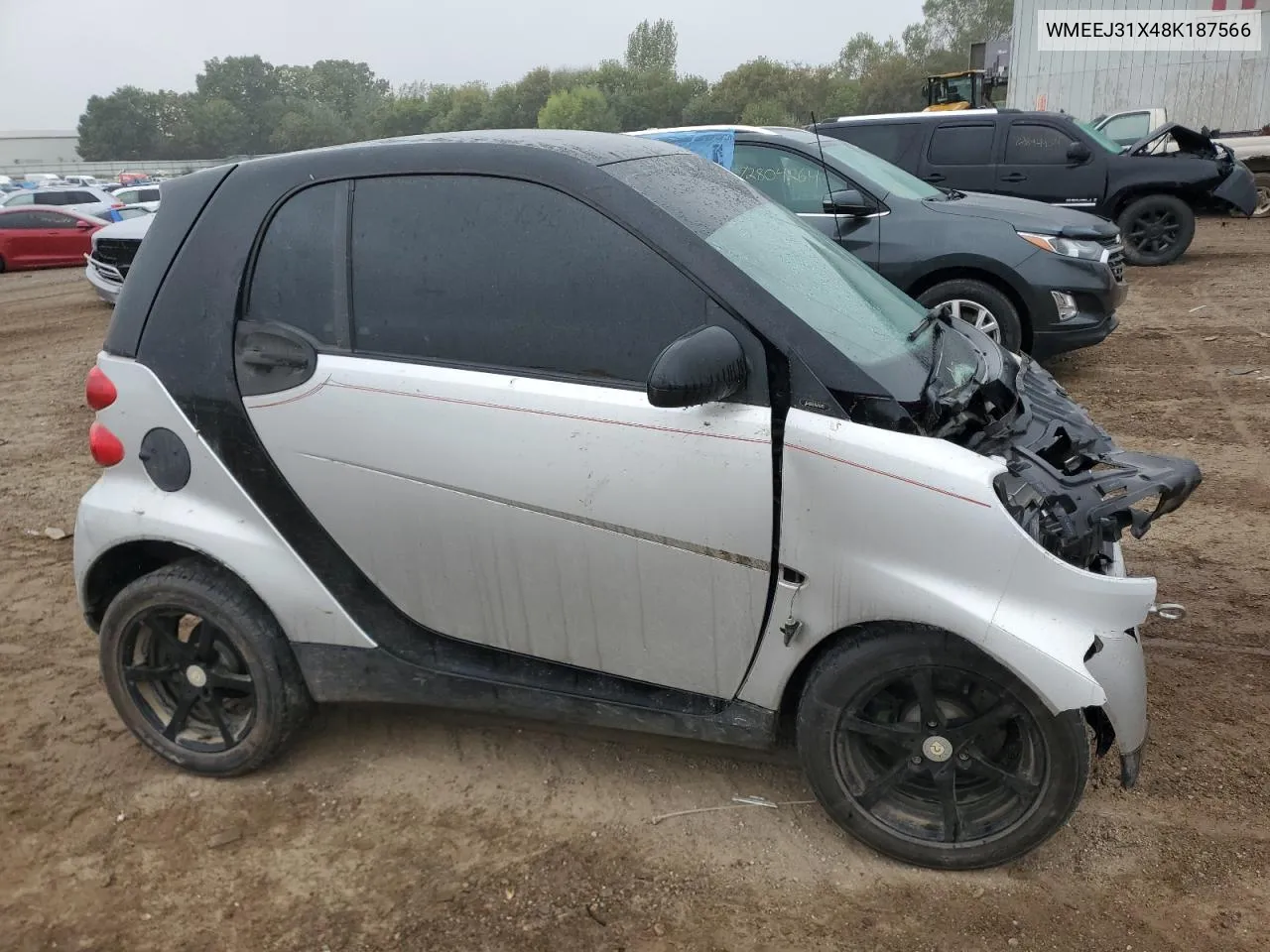 2008 Smart Fortwo Pure VIN: WMEEJ31X48K187566 Lot: 72719464