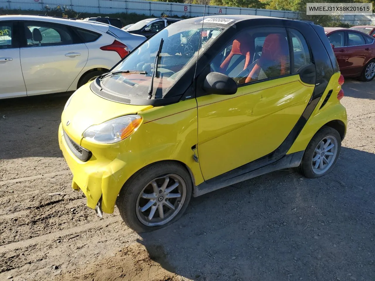 WMEEJ31X88K201615 2008 Smart Fortwo Pure