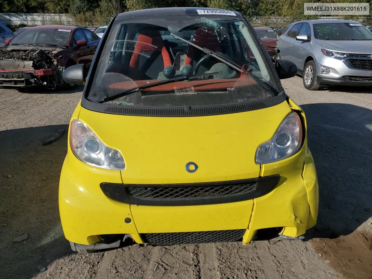 WMEEJ31X88K201615 2008 Smart Fortwo Pure