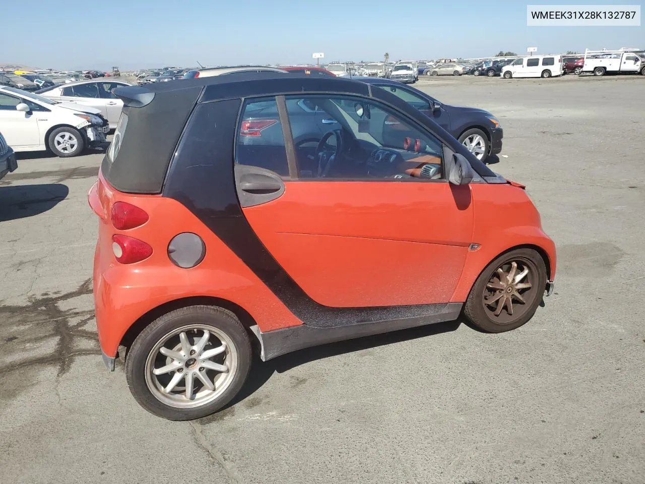 2008 Smart Fortwo Passion VIN: WMEEK31X28K132787 Lot: 72994704