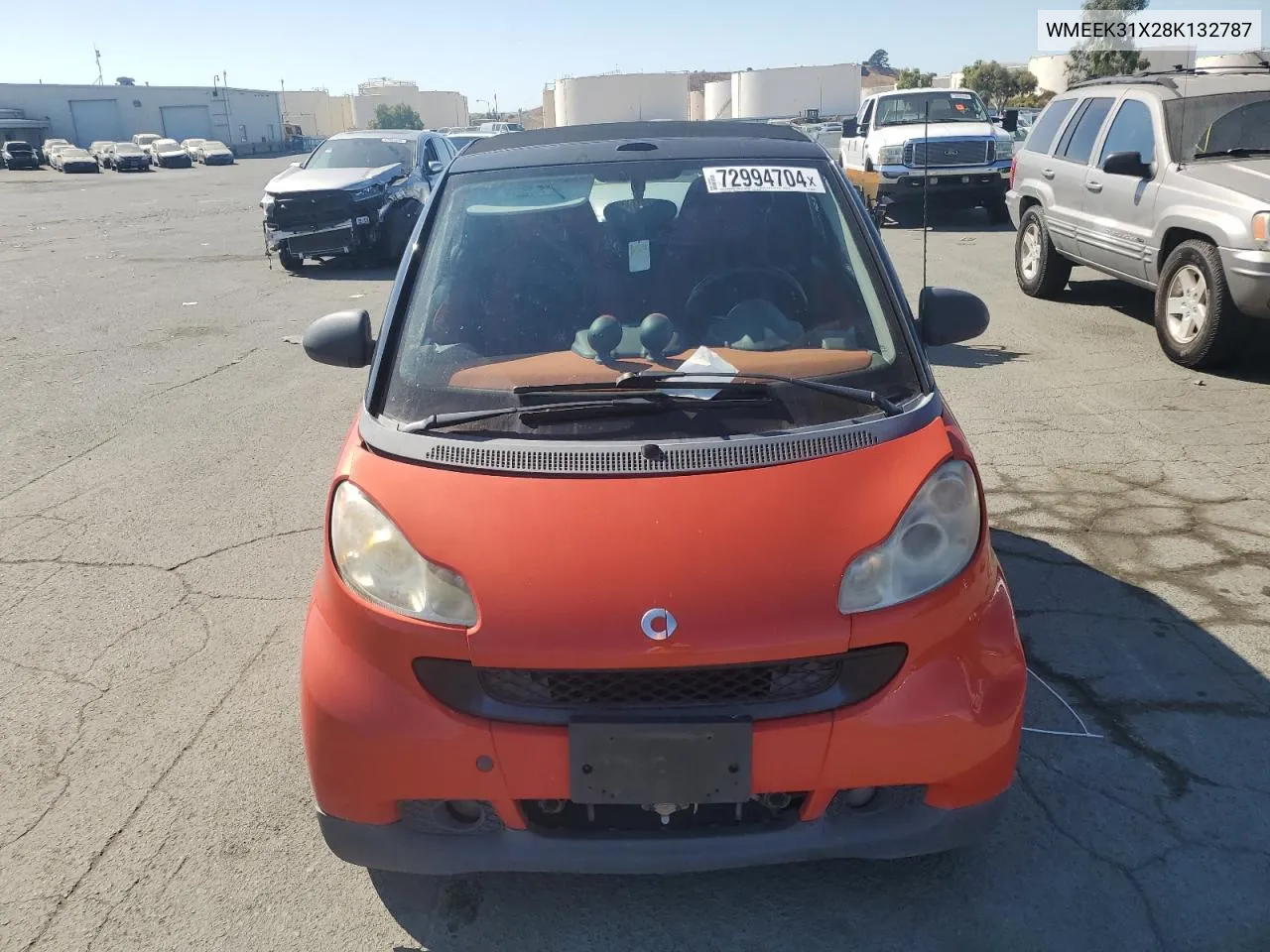 2008 Smart Fortwo Passion VIN: WMEEK31X28K132787 Lot: 72994704