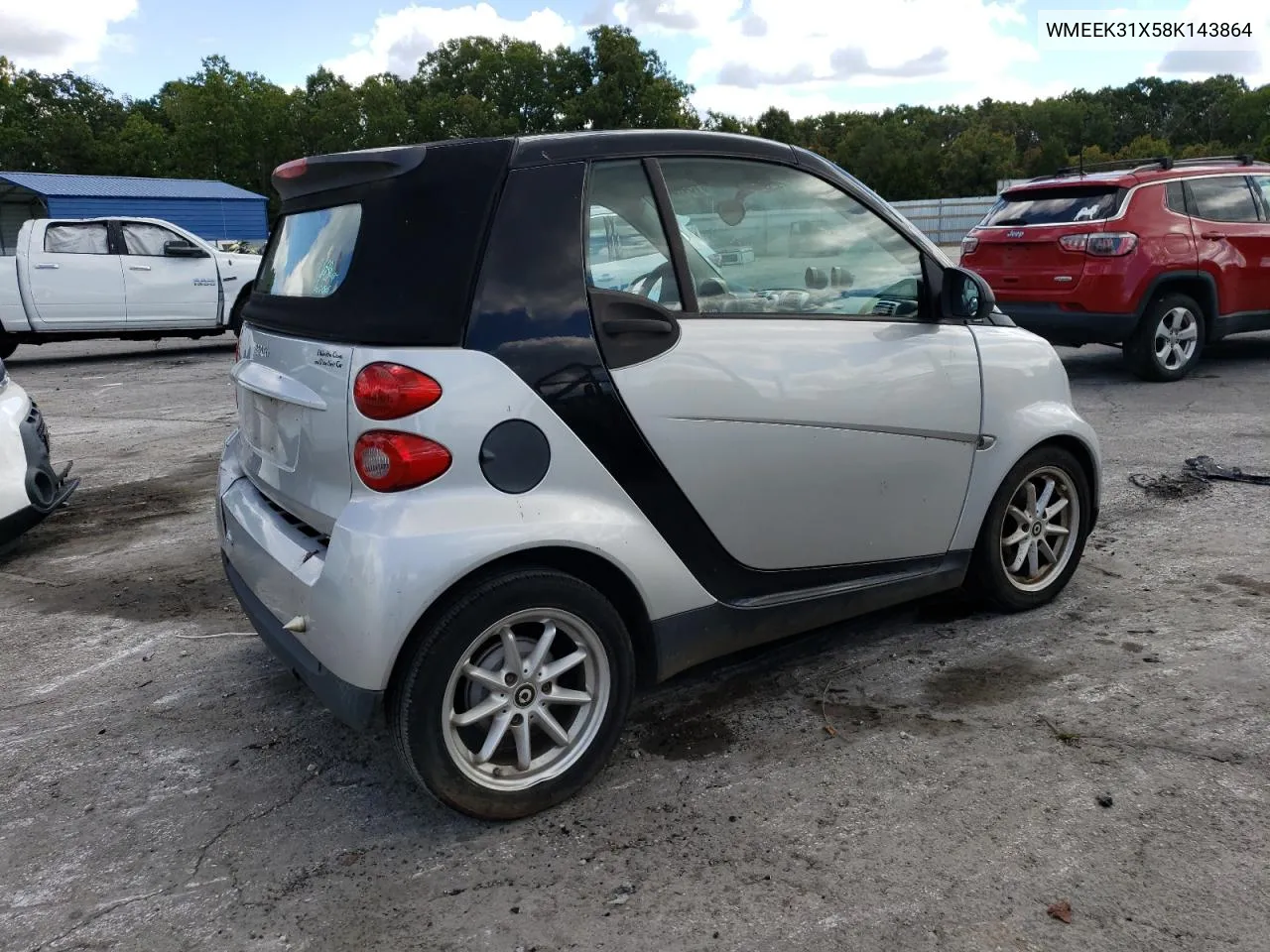 2008 Smart Fortwo Passion VIN: WMEEK31X58K143864 Lot: 73479634