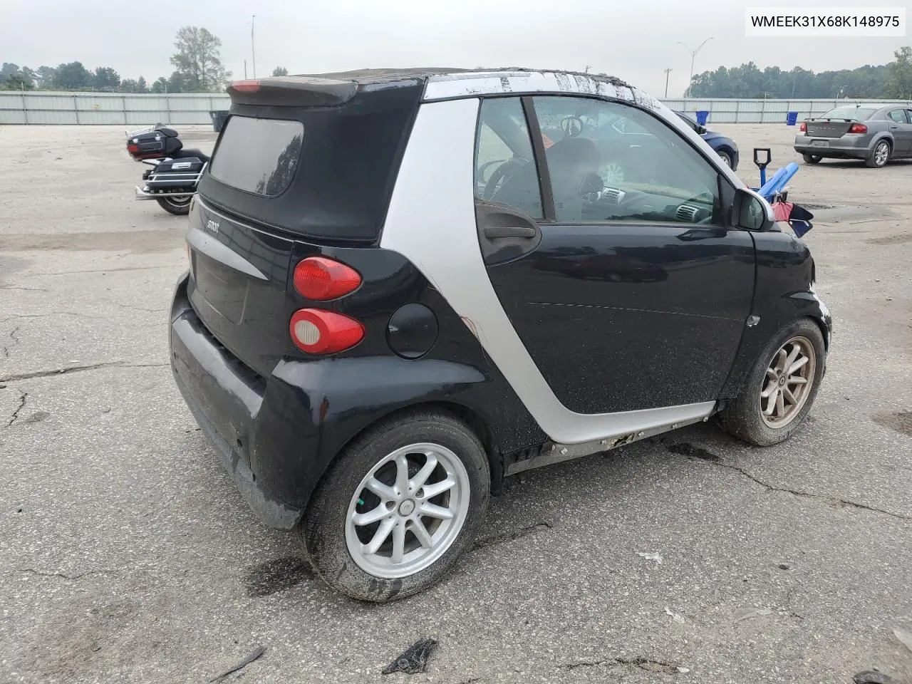 2008 Smart Fortwo Passion VIN: WMEEK31X68K148975 Lot: 73759904