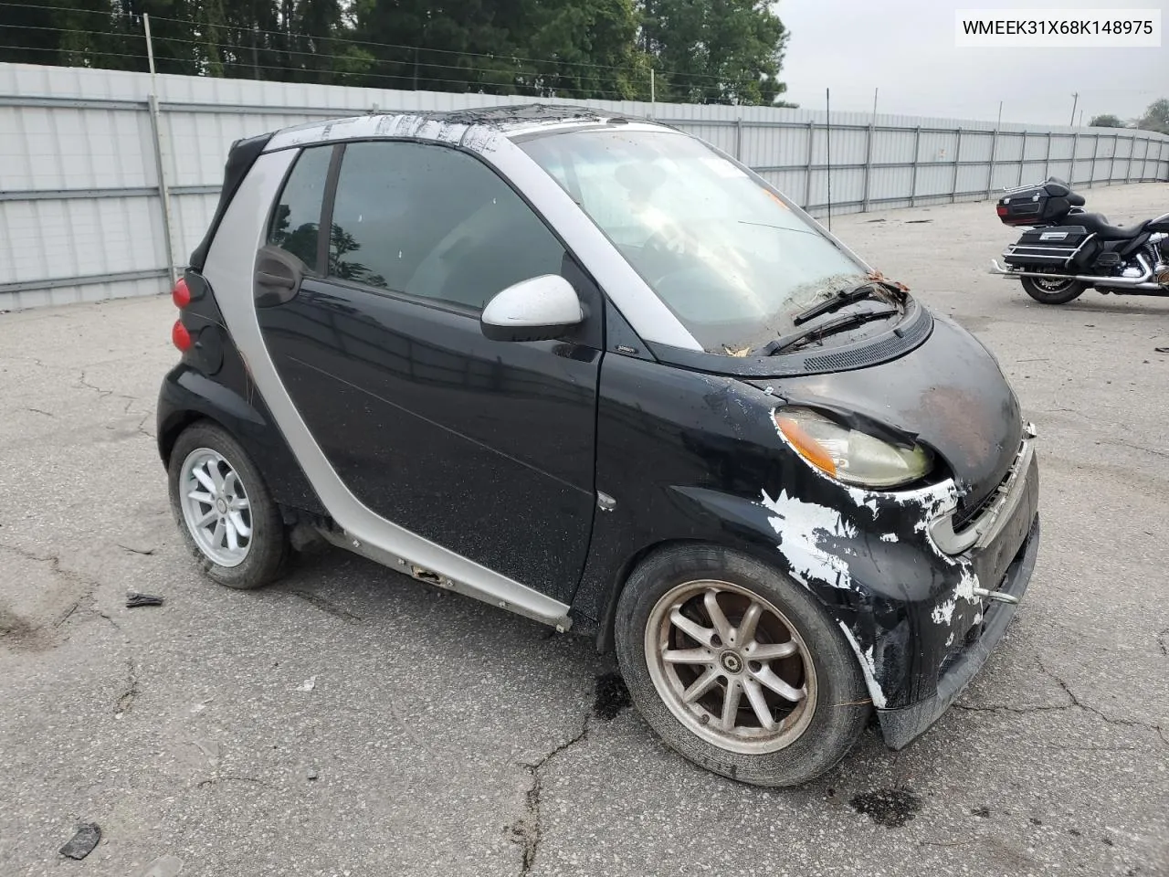 2008 Smart Fortwo Passion VIN: WMEEK31X68K148975 Lot: 73759904