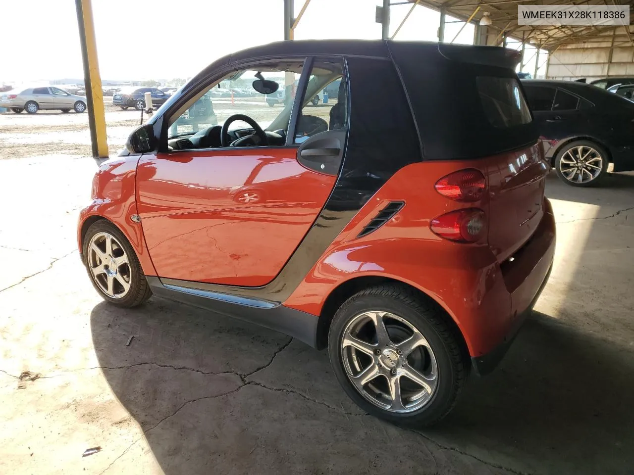 2008 Smart Fortwo Passion VIN: WMEEK31X28K118386 Lot: 75485744