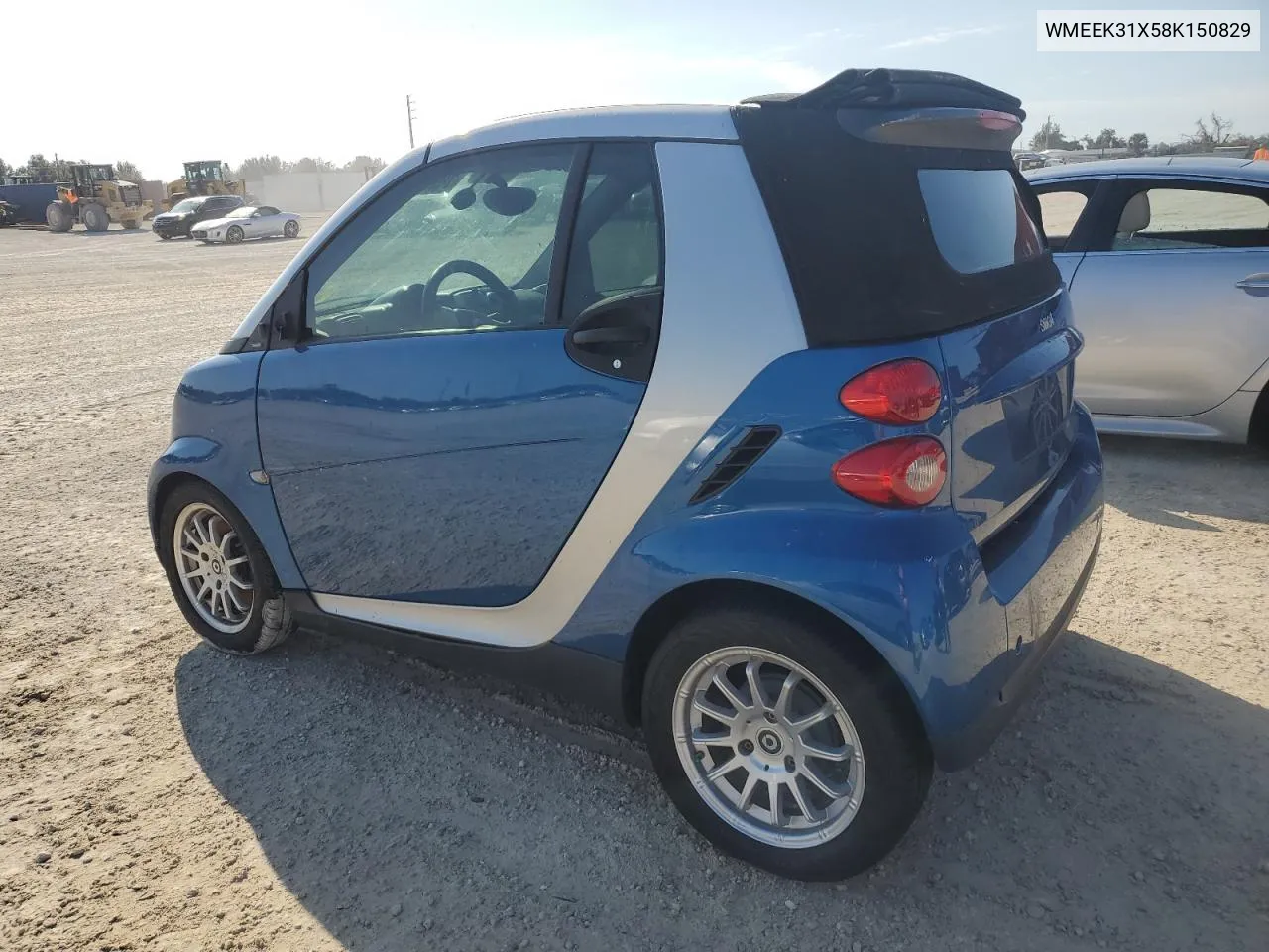 2008 Smart Fortwo Passion VIN: WMEEK31X58K150829 Lot: 76250254