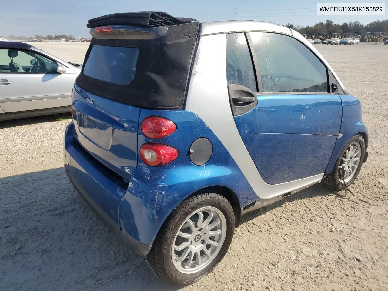 2008 Smart Fortwo Passion VIN: WMEEK31X58K150829 Lot: 76250254