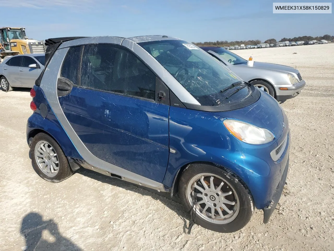 2008 Smart Fortwo Passion VIN: WMEEK31X58K150829 Lot: 76250254