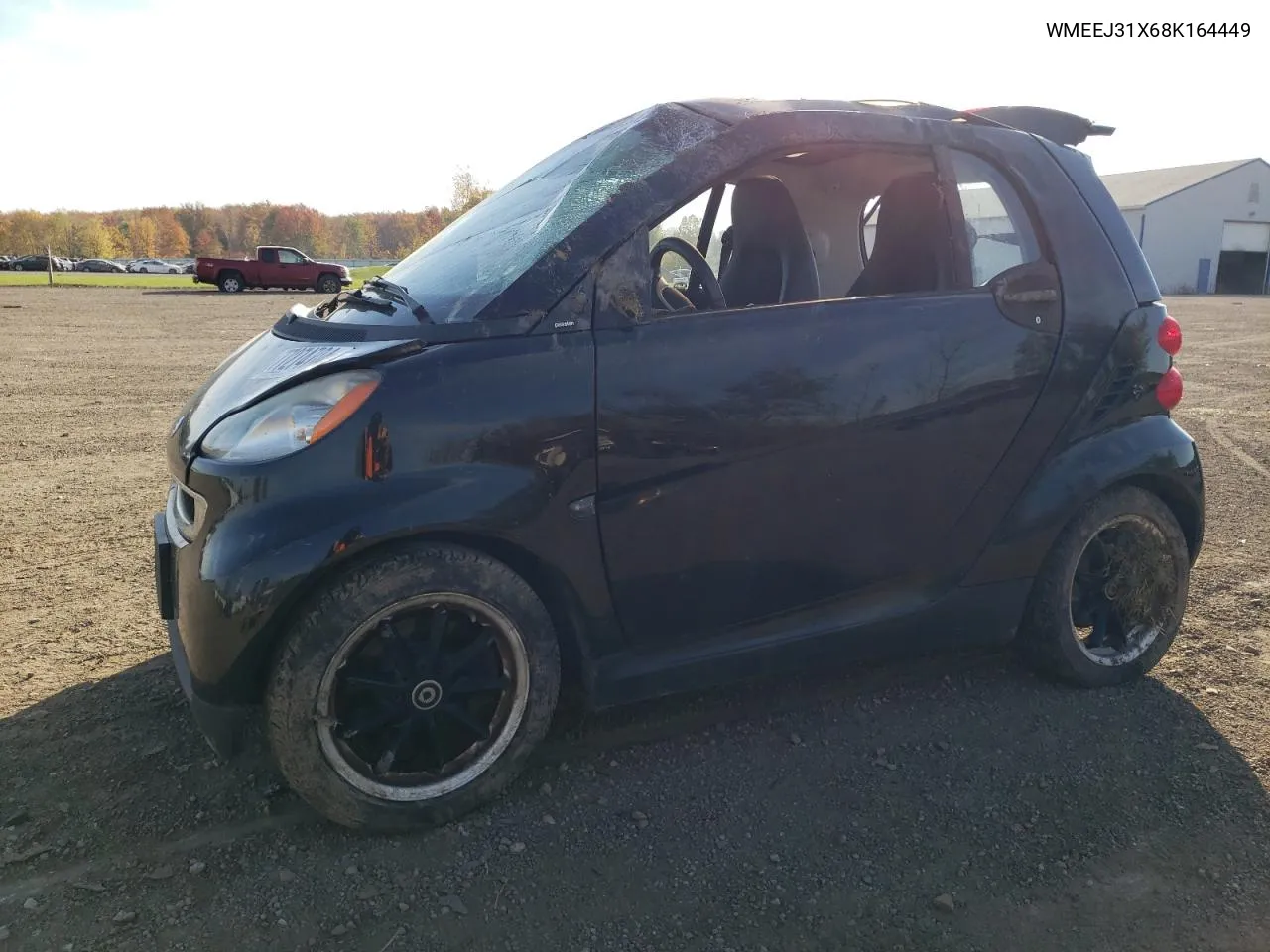 2008 Smart Fortwo Pure VIN: WMEEJ31X68K164449 Lot: 77274704