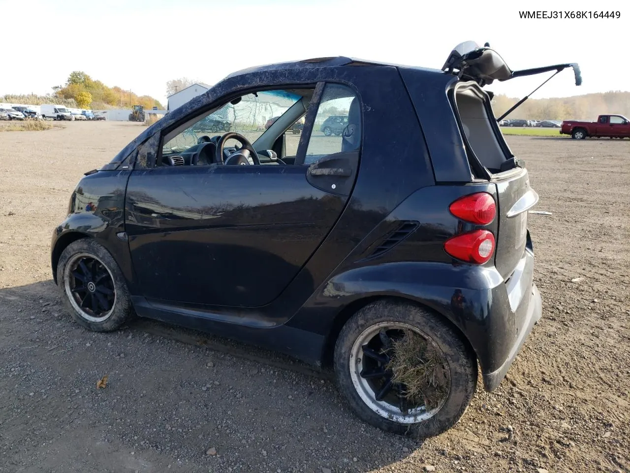 2008 Smart Fortwo Pure VIN: WMEEJ31X68K164449 Lot: 77274704