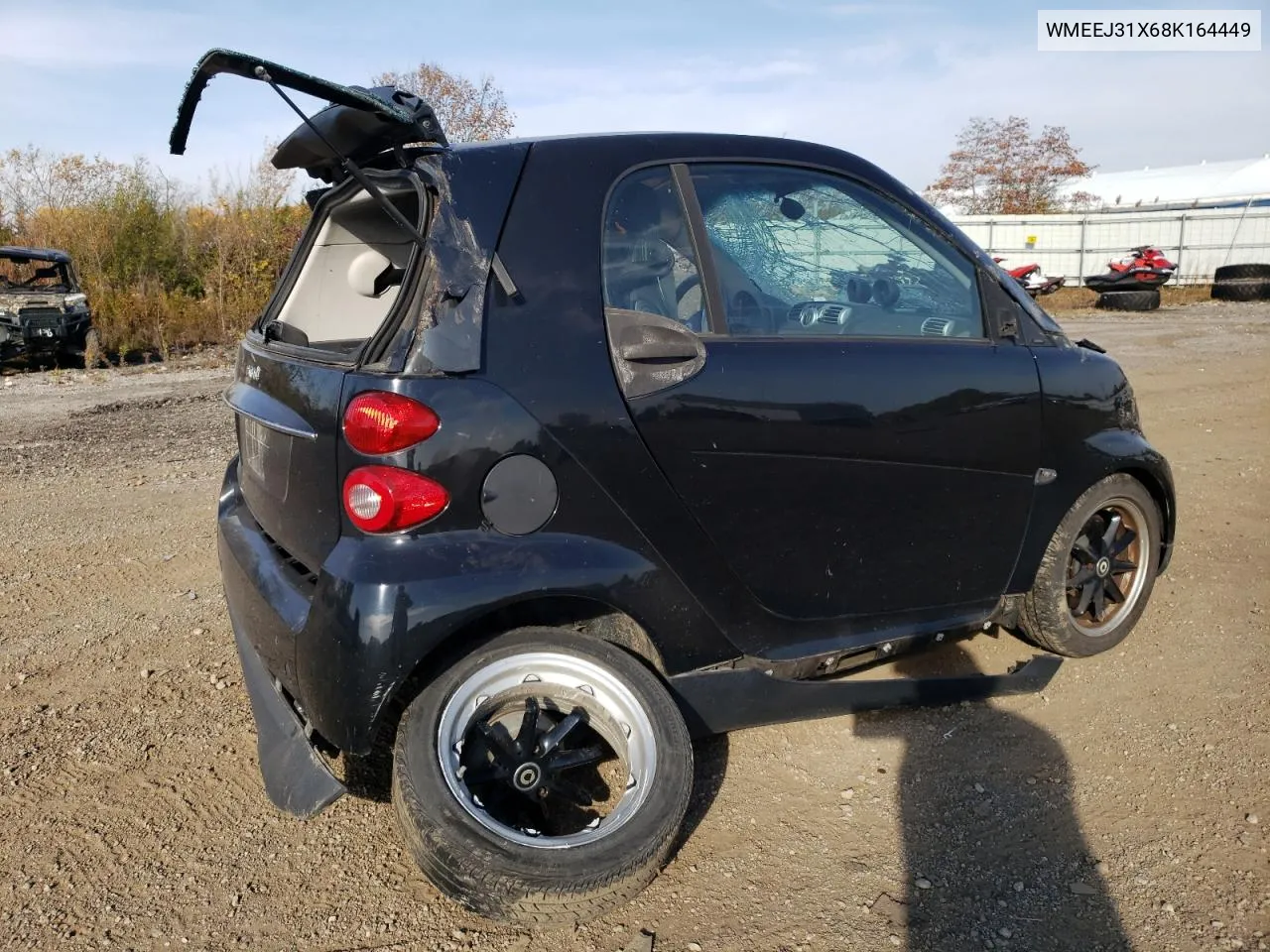 2008 Smart Fortwo Pure VIN: WMEEJ31X68K164449 Lot: 77274704