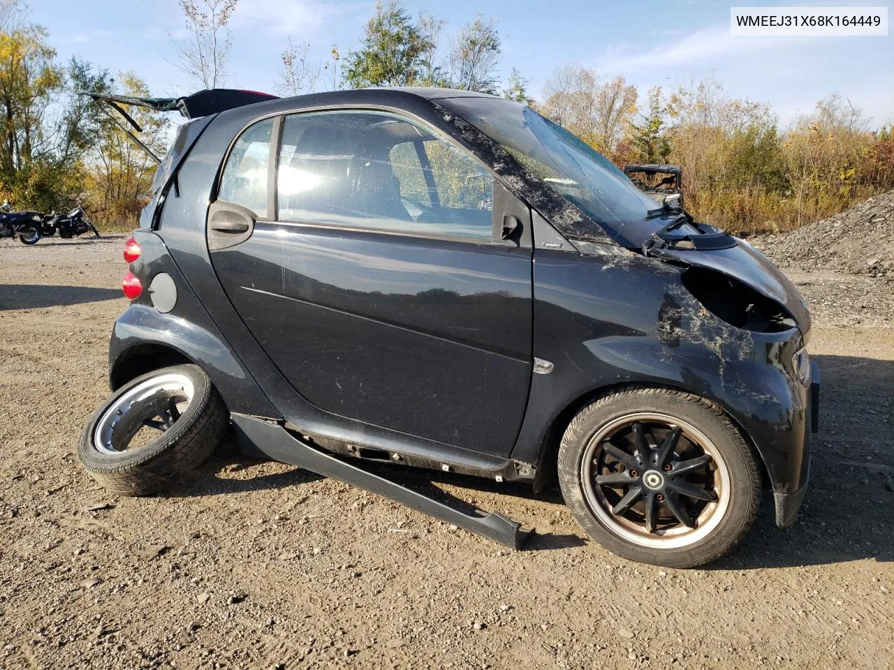 2008 Smart Fortwo Pure VIN: WMEEJ31X68K164449 Lot: 77274704