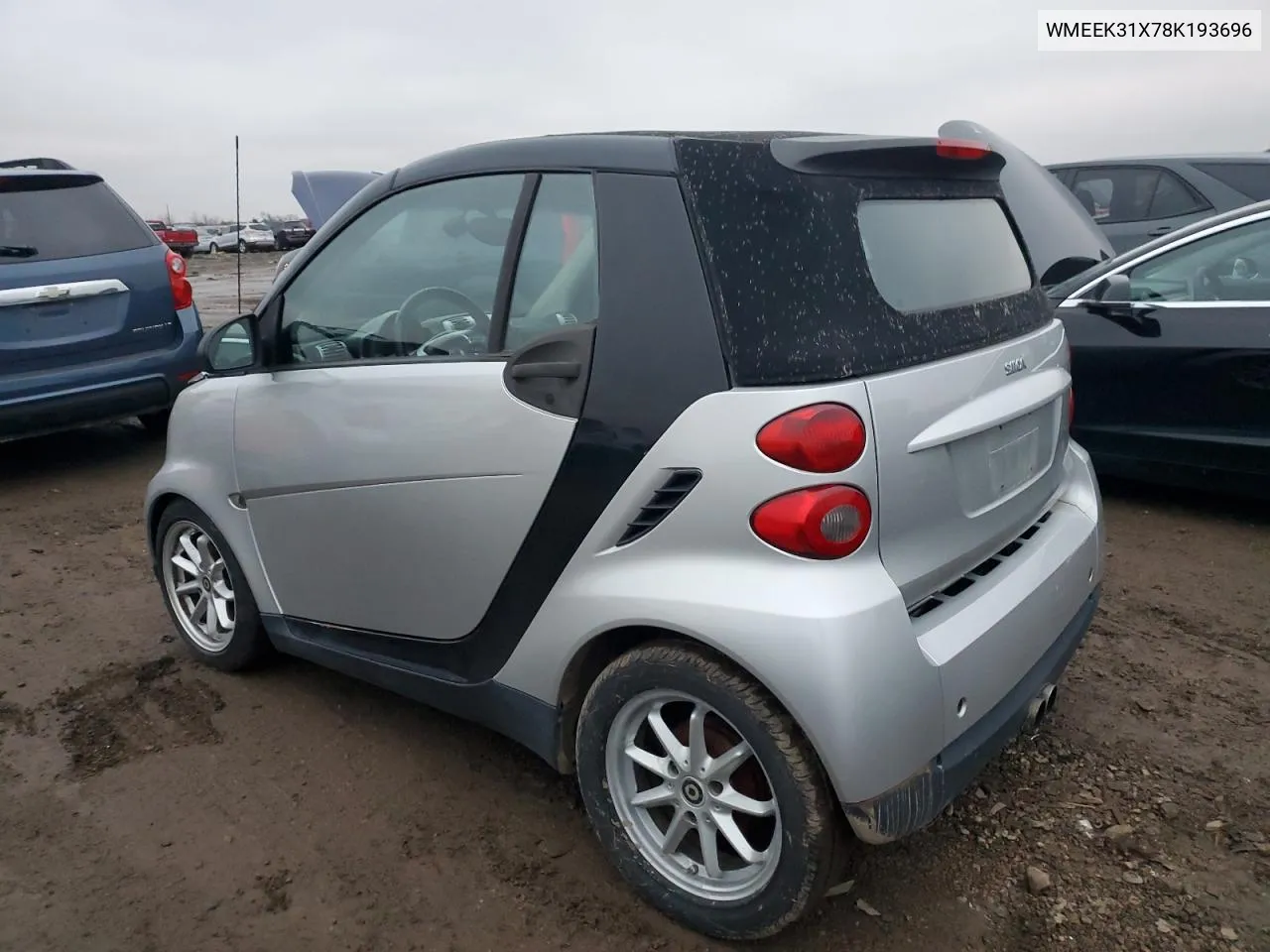 2008 Smart Fortwo Passion VIN: WMEEK31X78K193696 Lot: 80367434