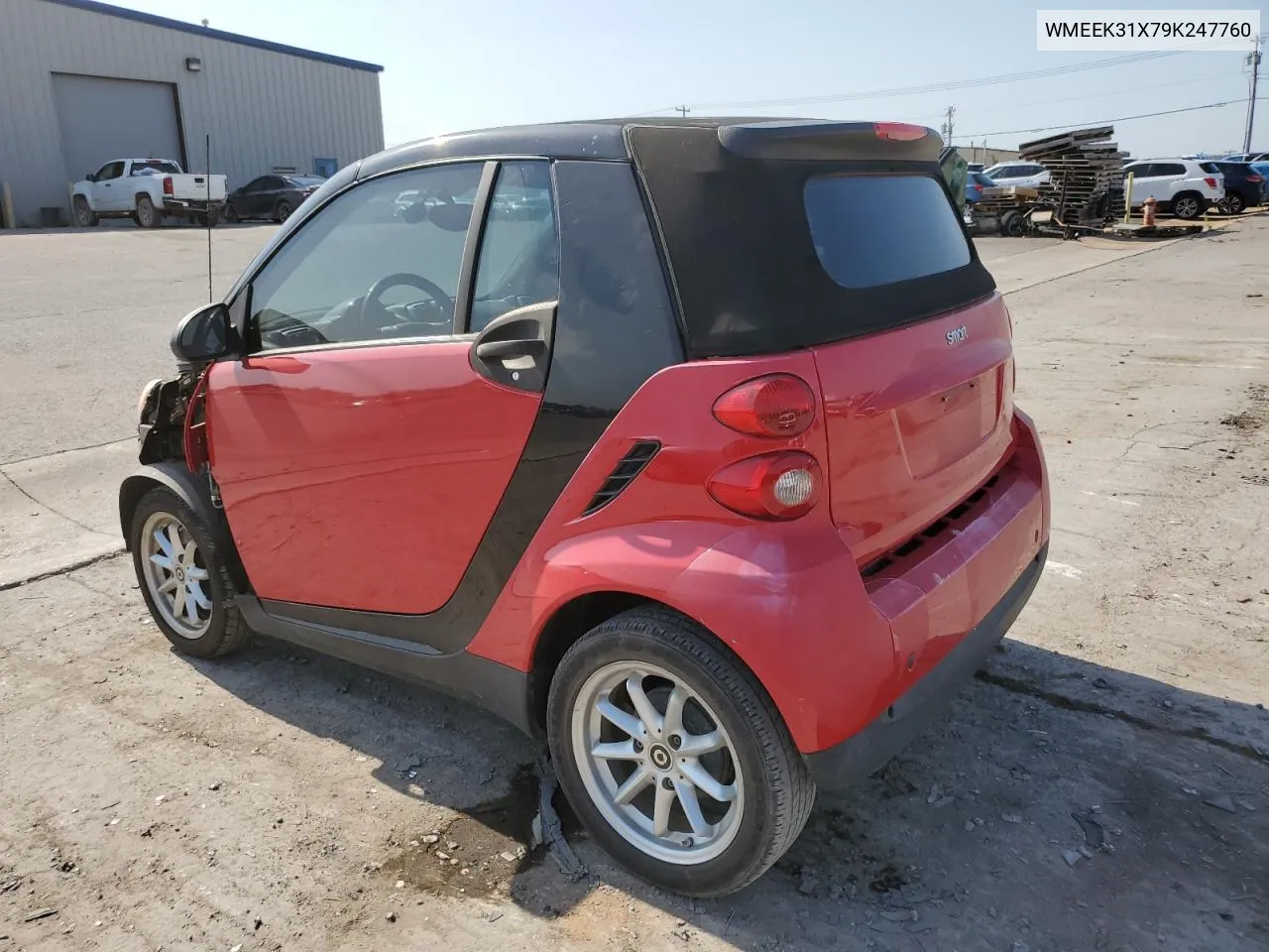 2009 Smart Fortwo Passion VIN: WMEEK31X79K247760 Lot: 62762754